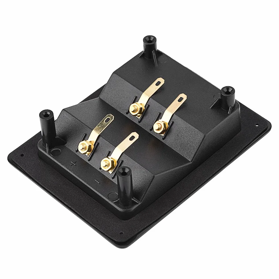 Głośnik Box Terminal Cup, 4 Miedziane Oprawy Post Subwoofer Box Głośnikowe Zaciski Głośnikowe dla DIY Home Car Stereo Speaker