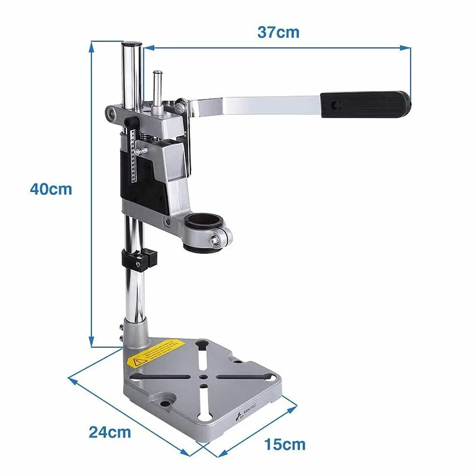 Workbench Repair Tool stojak do wiertarek elektrycznych, bardziej stabilny i precyzyjny do stałych prac DIY, obróbki drewna, napraw domowych i innych ręcznych wiertarek elektrycznych