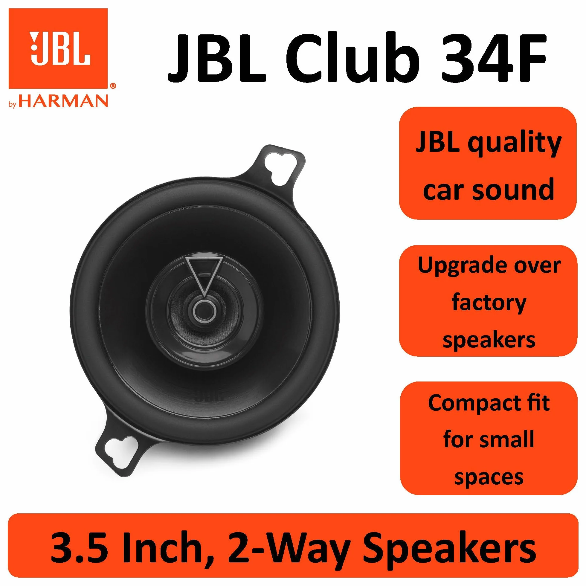 JBL Club Gen3 34F 3,5'' (8,7 cm) zestaw głośników koncentryczny