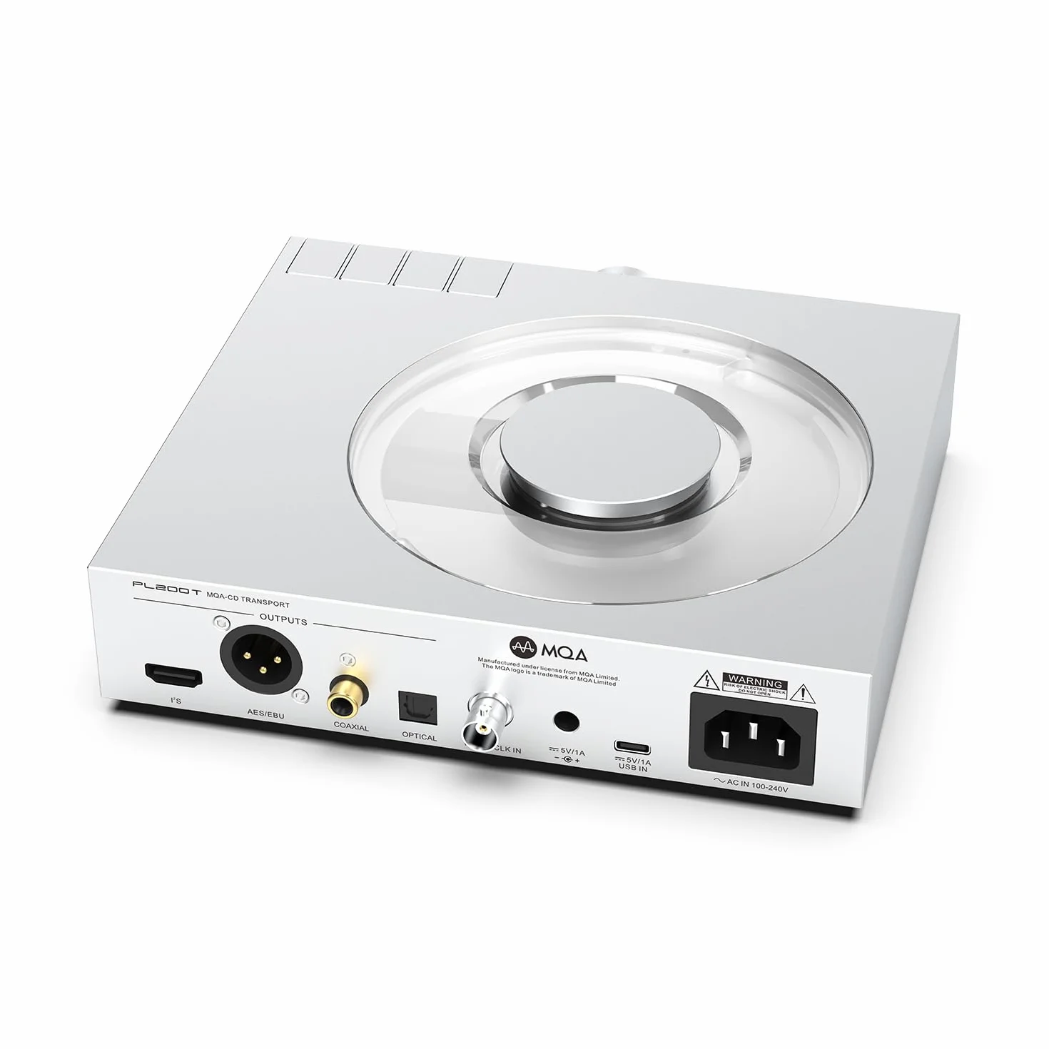 SMSL PL200T MQA-CD odtwarzacz cyfrowy 32bit/768kHz DSD512 Hi-Fi dekoder optyczny I²S AES