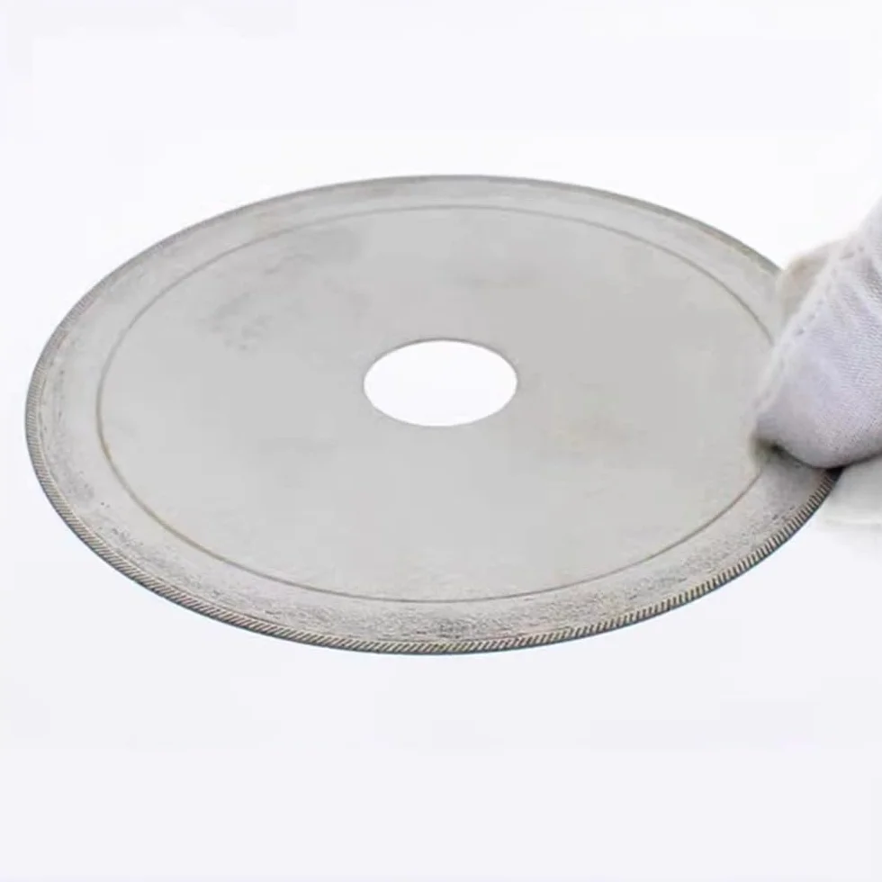 Diamentowe brzeszczoty do pił, Ultracienkie diamentowe ostrze tnące 10"/250 mm, krawędź 0,55, kamień szlifierski do szkła jadeitowego, 1 szt