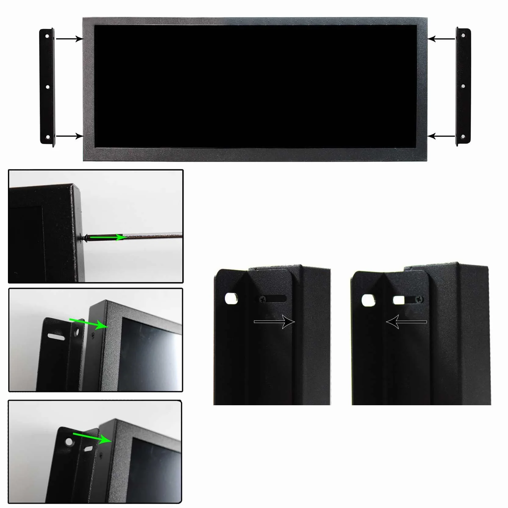 VSDISPLAY Przenośny Monitor Barowy 26,2 cm 10,3 cala 1920x720 850 nit IPS LCD