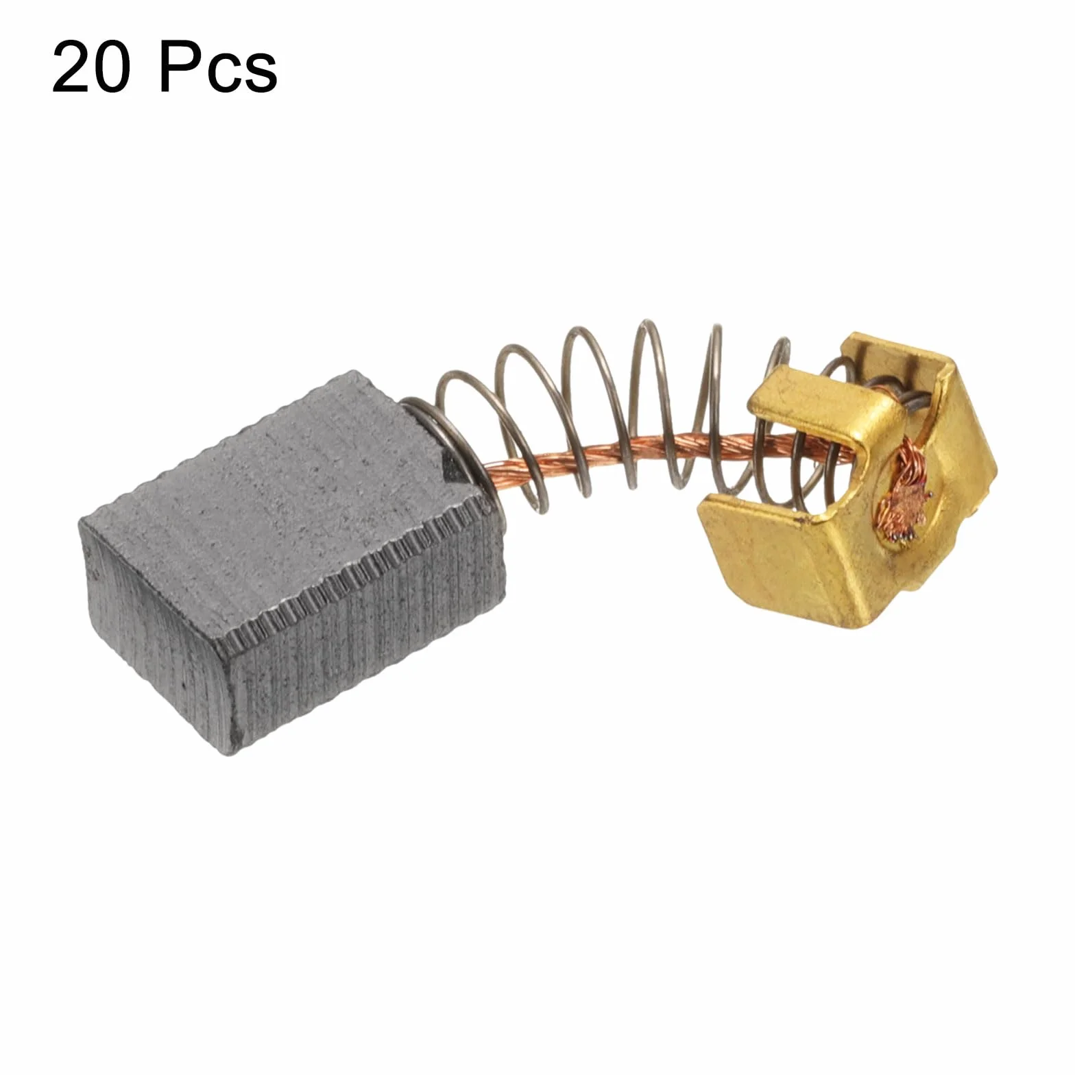 QUARKZMAN 20 szt. Szczotki węglowe 12mm x 8mm x 5mm Szczotki Do Szlifierki 64# Części Zamienne do silników Elektrycznych Narzędzie Obrotowe Polerka Szlifierka Szczotki Do Naprawy narzędzia