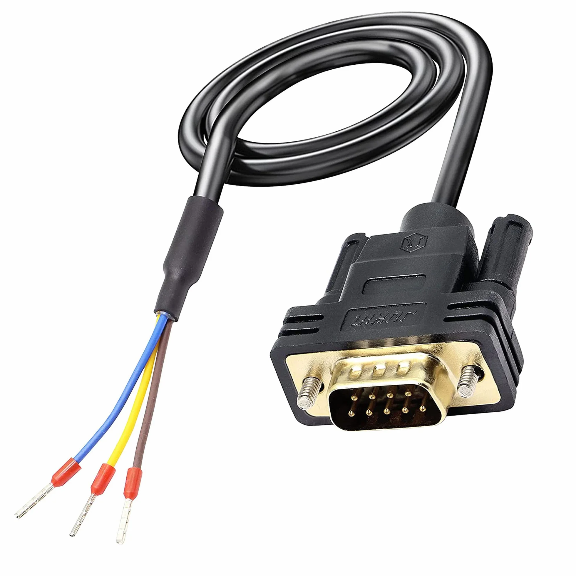 Złącze DB9 RS232 kabel portu szeregowego adaptery bez lutowania 9-pinowy COM Breakout męski