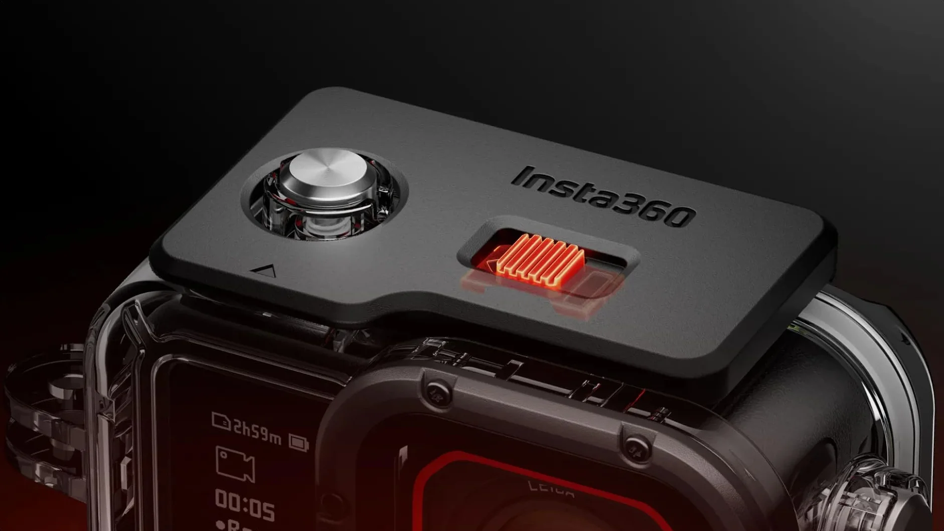 Insta360 Etui nurkowe, kompatybilne z Ace Pro 2, wodoszczelność do 60 metrów, soczewka szklana, przezroczysta