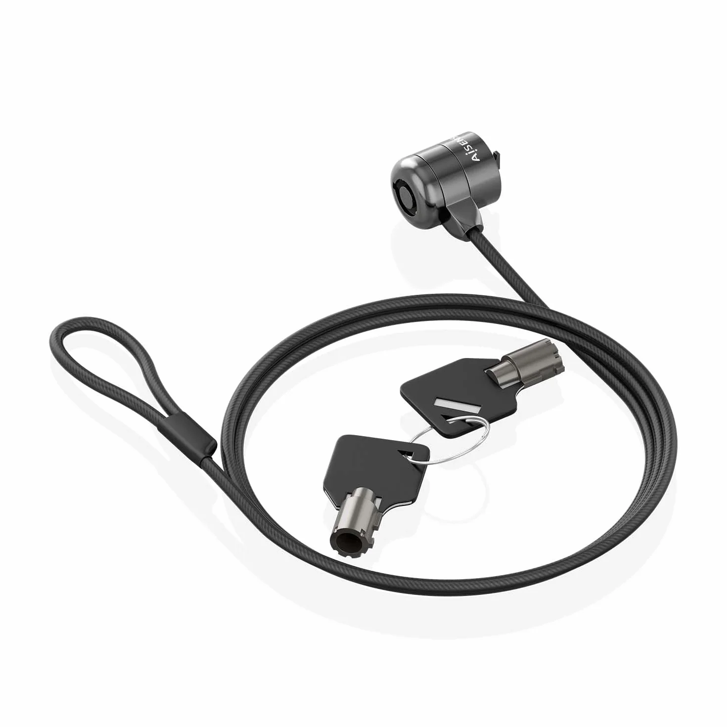 Aisens Kabel zabezpieczający ASLK-D40K04-BK 1,5 m