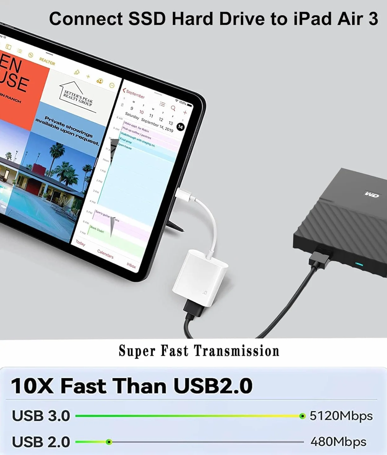 Adapter iPhone USB OTG MFi Lightning męski USB żeński kabel ładujący konwerter OTG pamięć flash czytnik kart mysz klawiatura MIDI kontroler gier
