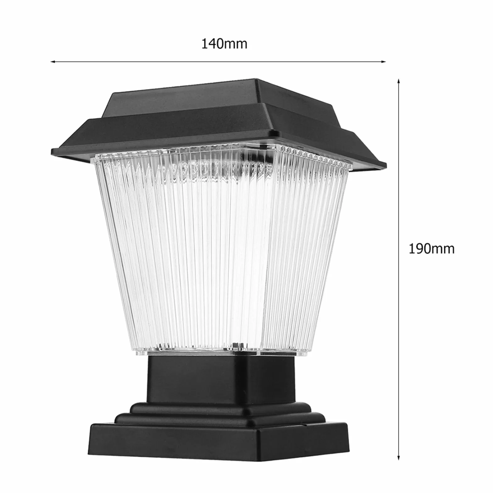 Lampy solarne, latarnie słoneczne Zewnętrzna lampa ogrodowa Światło Uliczna czołowa LED wodoodporna, odporna na deszcz, Villa Park Garden Street Decor Lampa słupku