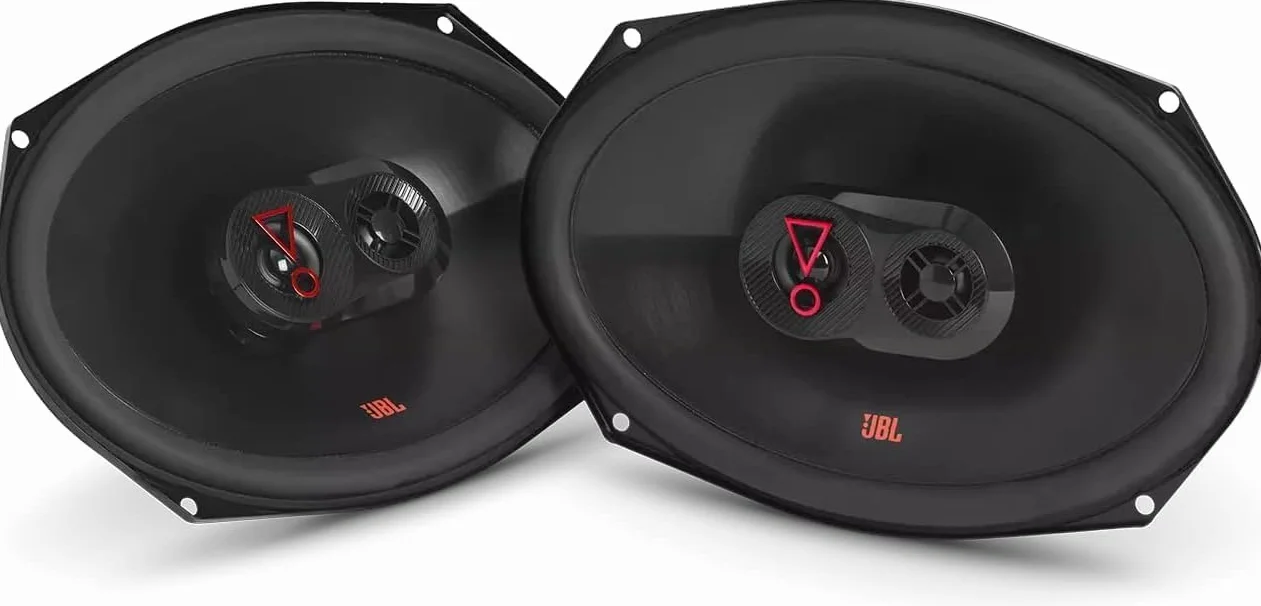 JBL Stage3 9637F 3-drożny zestaw głośników samochodowych Harman Kardon bez kratki, 375 W, owalne głośniki samochodowe, 6" x 9" (152 mm x 230 mm)