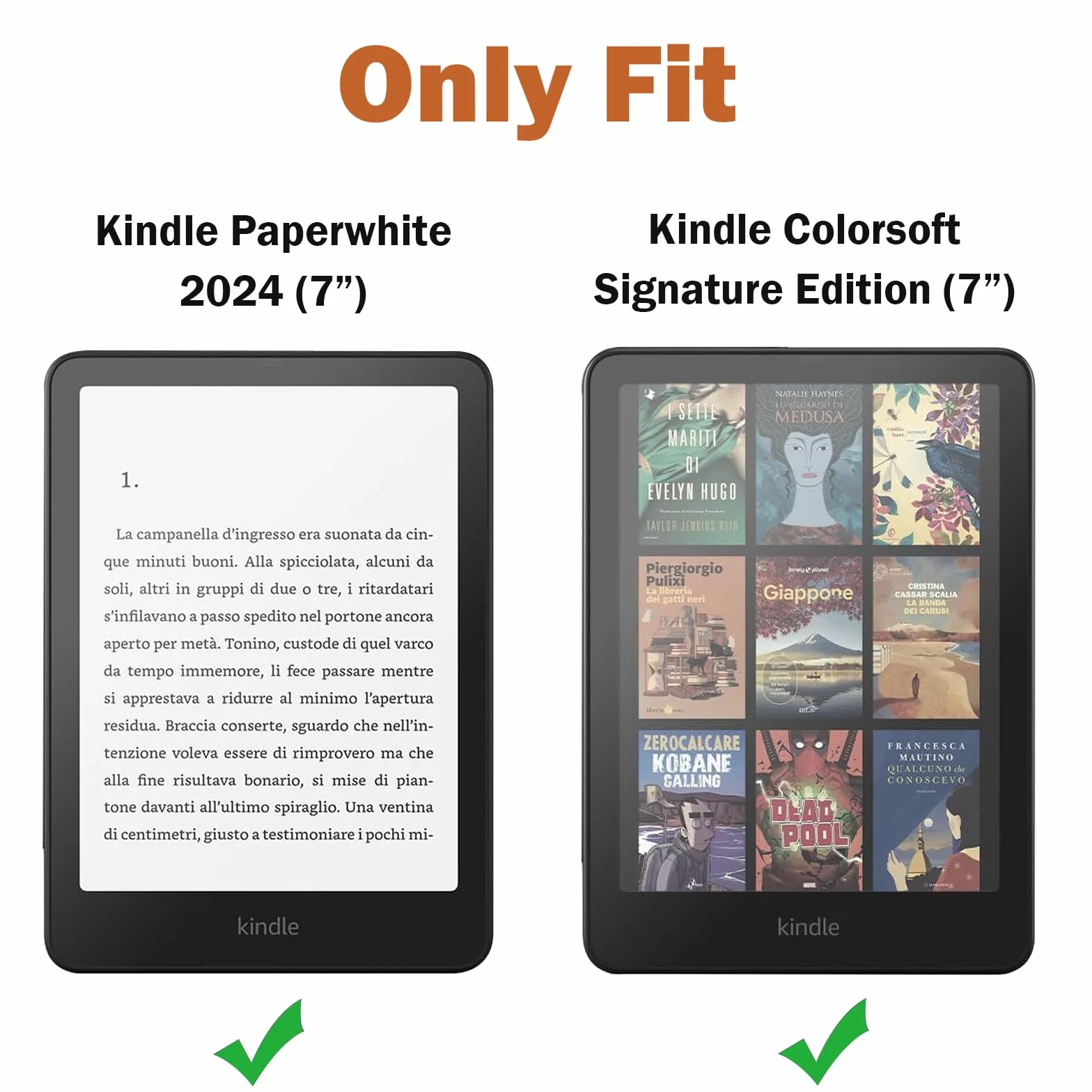 Folia ochronna do Kindle Paperwhite 2024-12. generacji (7 cali), [2 sztuki] [Anti-scratch] HD Screen Protector, bez pęcherzyków, miękka folia ochronna TPU