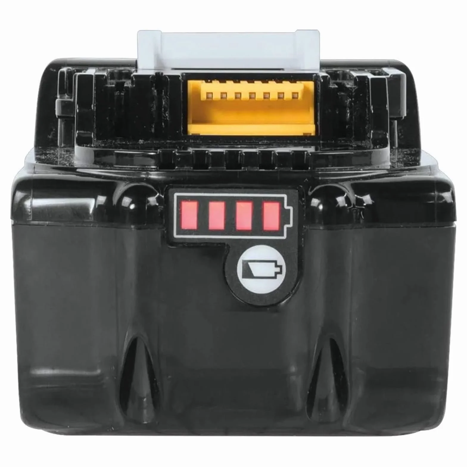 Dwa akumulatory litowo-jonowe, kompatybilne z akumulatorami BL1860B-2 18 V LXT do elektronarzędzi.