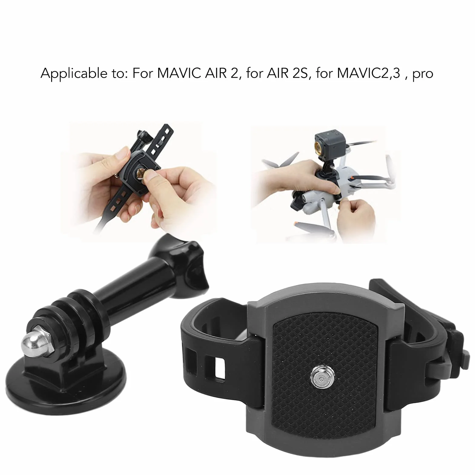 VGEBY Drone Extension Mount, Drone Mount Extender Kit z adapterem, kamera, akcesoria do dronów, AIR 2, akcesoria AIR 2S