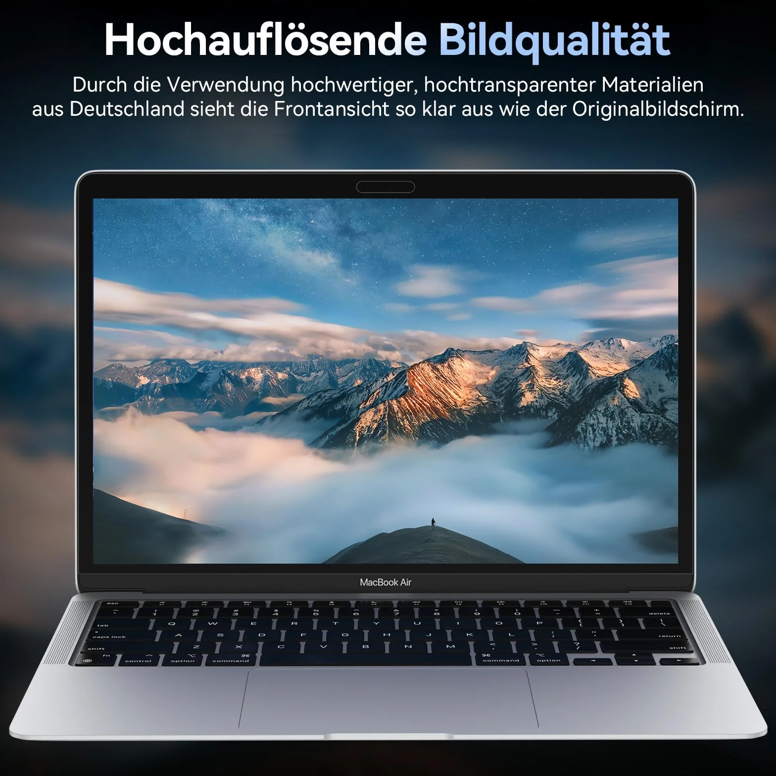 Filtr maskujący 360° do MacBook Air 13 (2018-2021, M1) i MacBook Pro 13 cali (2016-2022, M1, M2), ochrona przed niebieskim światłem