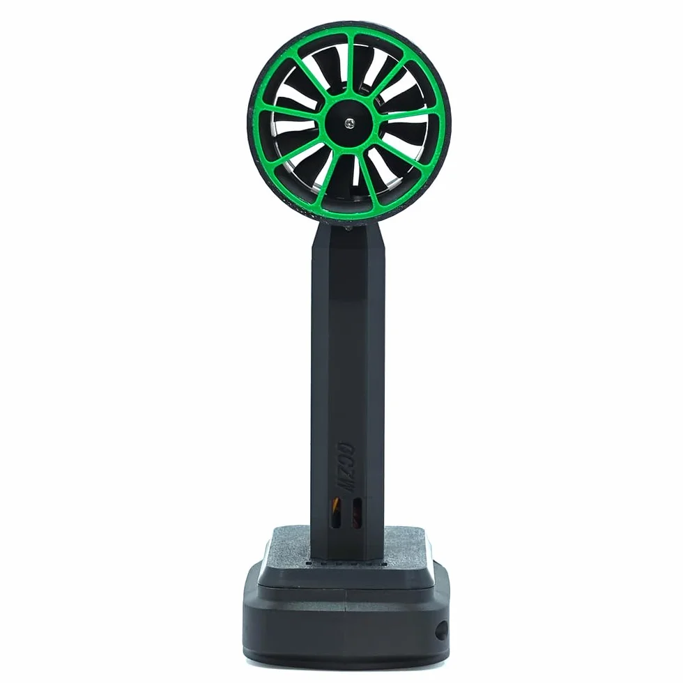 HUIOP Przenośny turbosprężarka 50 mm, silnik bezszczotkowy, wentylator strumieniowy, 800-1000 g, myjnia samochodowa, dmuchawa do kurzu o dużej mocy, narzędzie do czyszczenia klawiatury, kompakt