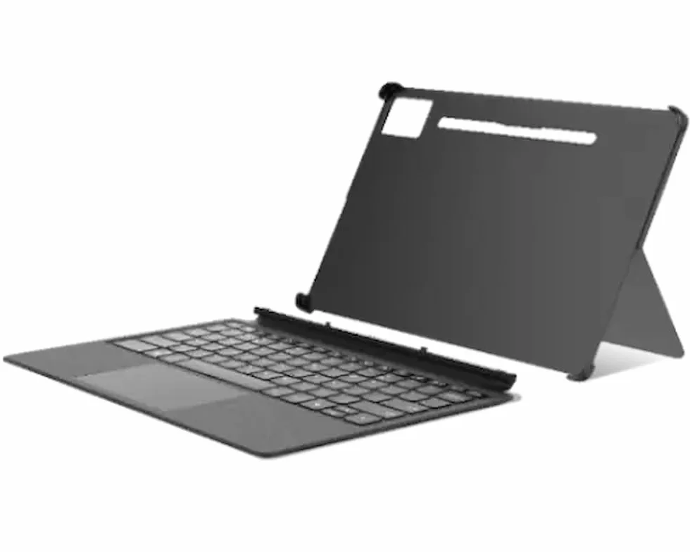 Lenovo Idea Tab PRO obudowa klawiatury, obudowa 2 w 1 z natychmiastowym połączeniem magnetycznym POGO Pin, lekka konstrukcja i wbudowana kieszeń na długopis – szara
