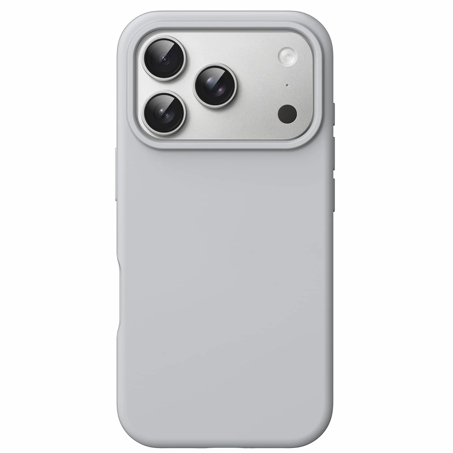 JETech Etui z Płynnego Silikonowe dla iPhone 17 Pro Max 6,9 Cala, Jedwabiście Miękkie w Dotyku Ochrona Całego Ciała, Obudowa Zarysowania Osłona z Podszewką z Mikrofibry (Szary)