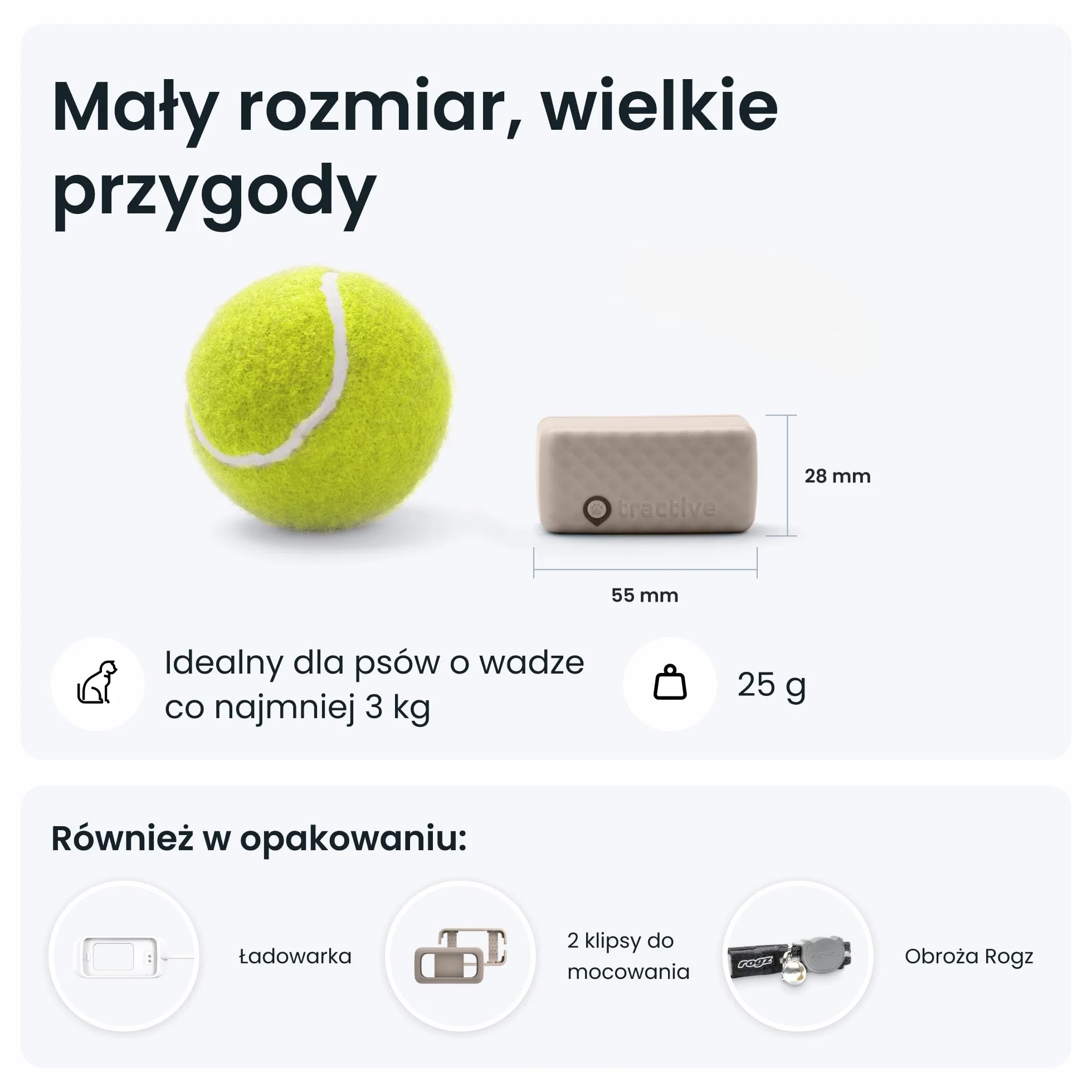 Tractive GPS Mini Lokalizator dla kota z obrożą