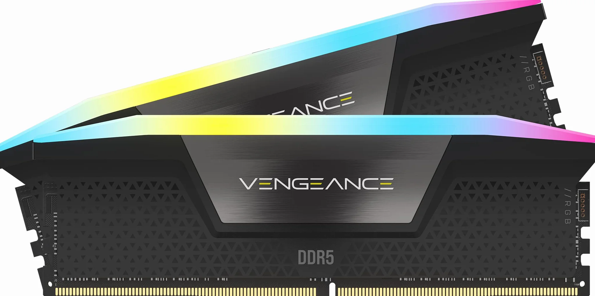CORSAIR VENGEANCE RGB DDR5 32GB 6000MHz CL30 AMD EXPO Intel XMP iCUE Pamięć Komputerowa Szara
