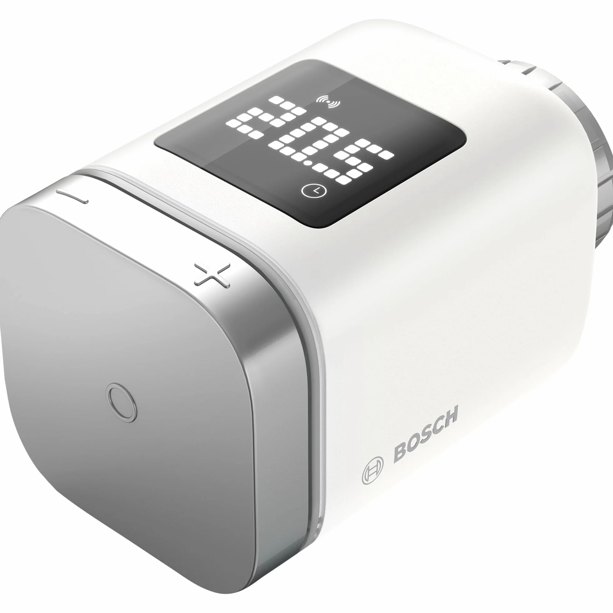 Bosch Smart Home termostat grzejnikowy II [+M], inteligentny termostat, elastyczne zastosowanie w systemie Bosch Smart Home lub w systemach matter