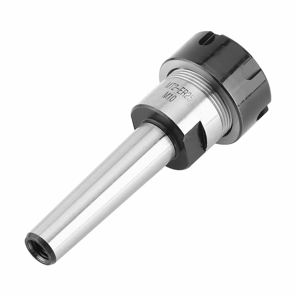 ER25 MT2 M10 Uchwyt tulei zaciskowej stożkowej Uchwyt do mocowania czołowego Adapter trzpieni frezarskich CNC