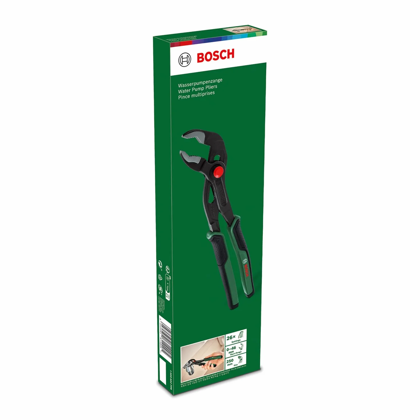 Bosch 1600A027Pr Klucz Nastawny, Zielony/Czarny