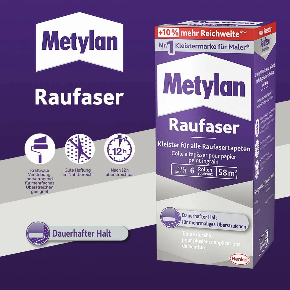 Metylan Klej do Tapet, Przezroczysty, 360 g