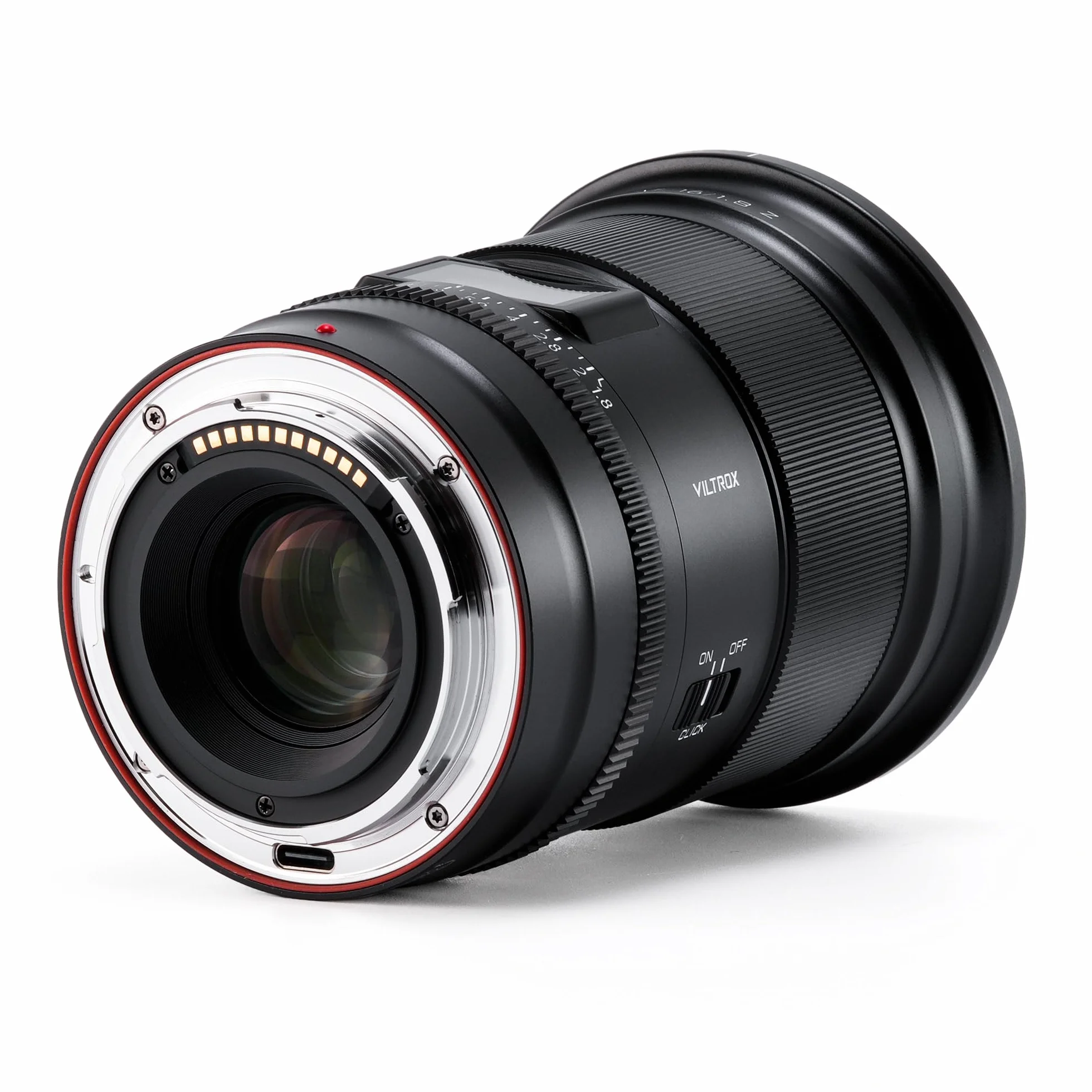 VILTROX Obiektyw pełnoklatkowy AF 16 mm F1.8 Z do Nikon Z-Mount szerokokątny z ekranem LCD