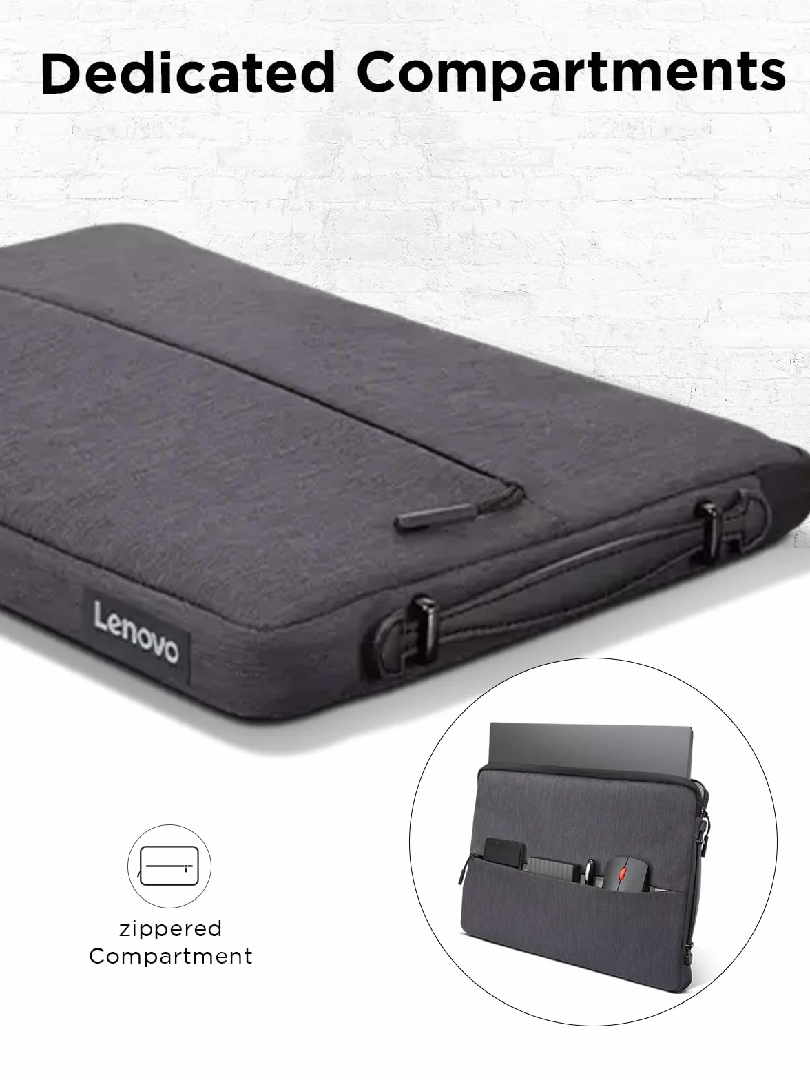 Lenovo Urban Sleeve Case 14-calowy wodoodporny pokrowiec na laptopa szary