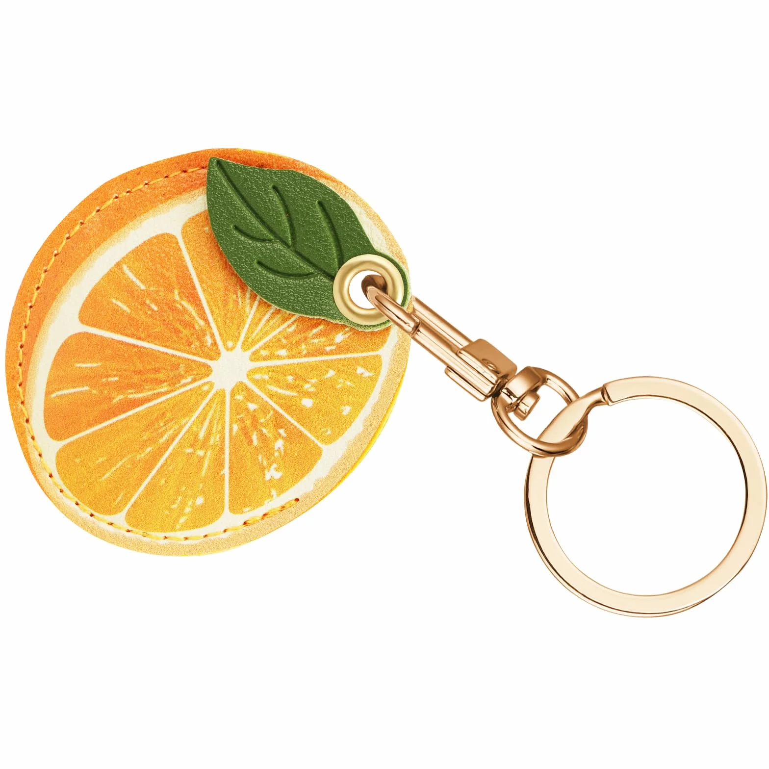 AXFEE Skórzane Etui Ochronne na AirTag, Breloczek do Kluczy, Kompatybilne z Apple AirTags