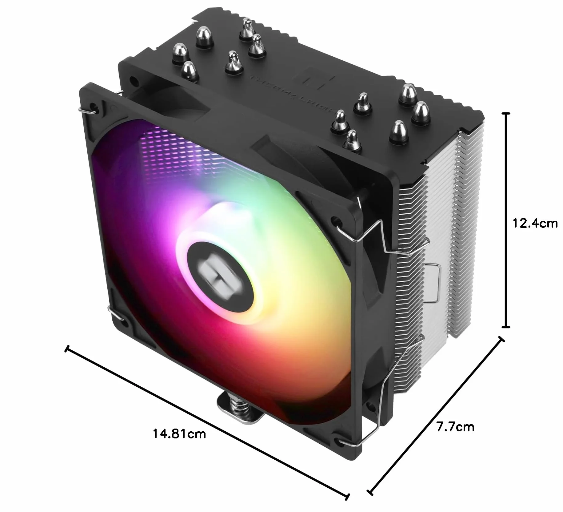 Thermalright Burst Assassin 120 SE ARGB chłodzenie procesora 6 rurek ciepła 120mm wentylator PWM 148mm AMD AM4 AM5 Intel LGA1851/1700/115x/1200