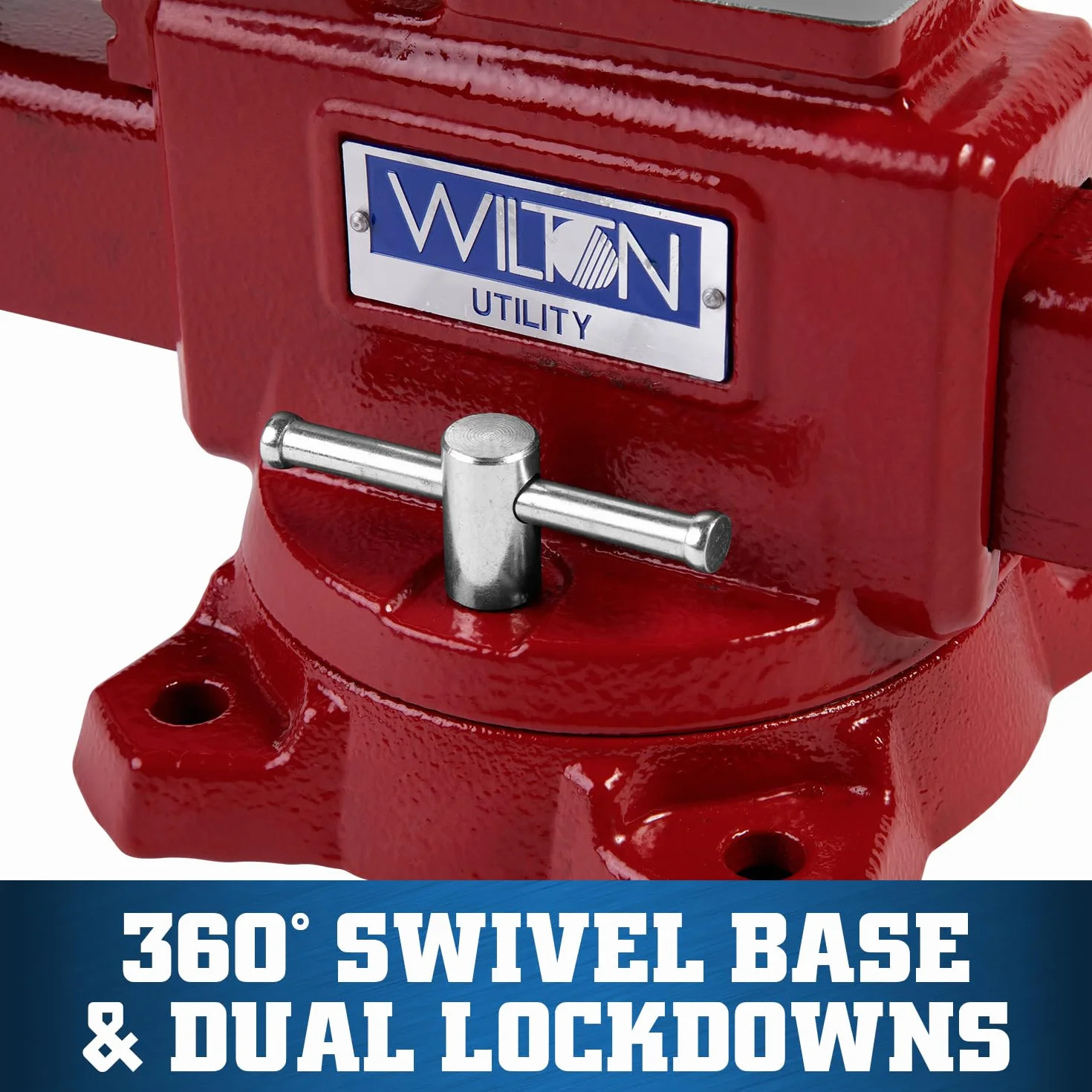 675U, Utility Bench Vise, 5-1/2" Jaw Width, 5" Jaw Opening, 3-1/4" Throat Depth