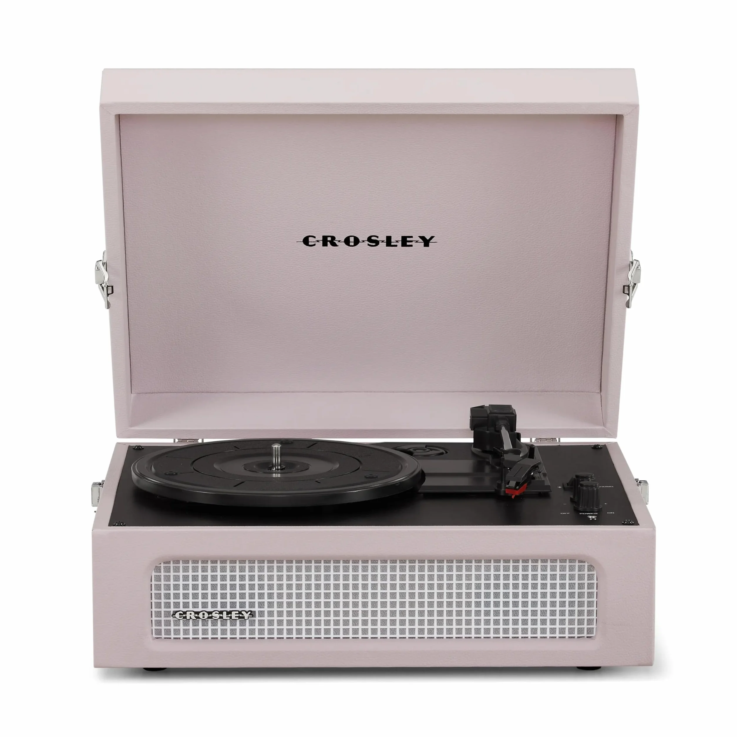 Crosley Voyager gramofon z Bluetooth i AUX 3-biegowy odtwarzacz winylowy 7" 10" 12" przenośny ametyst