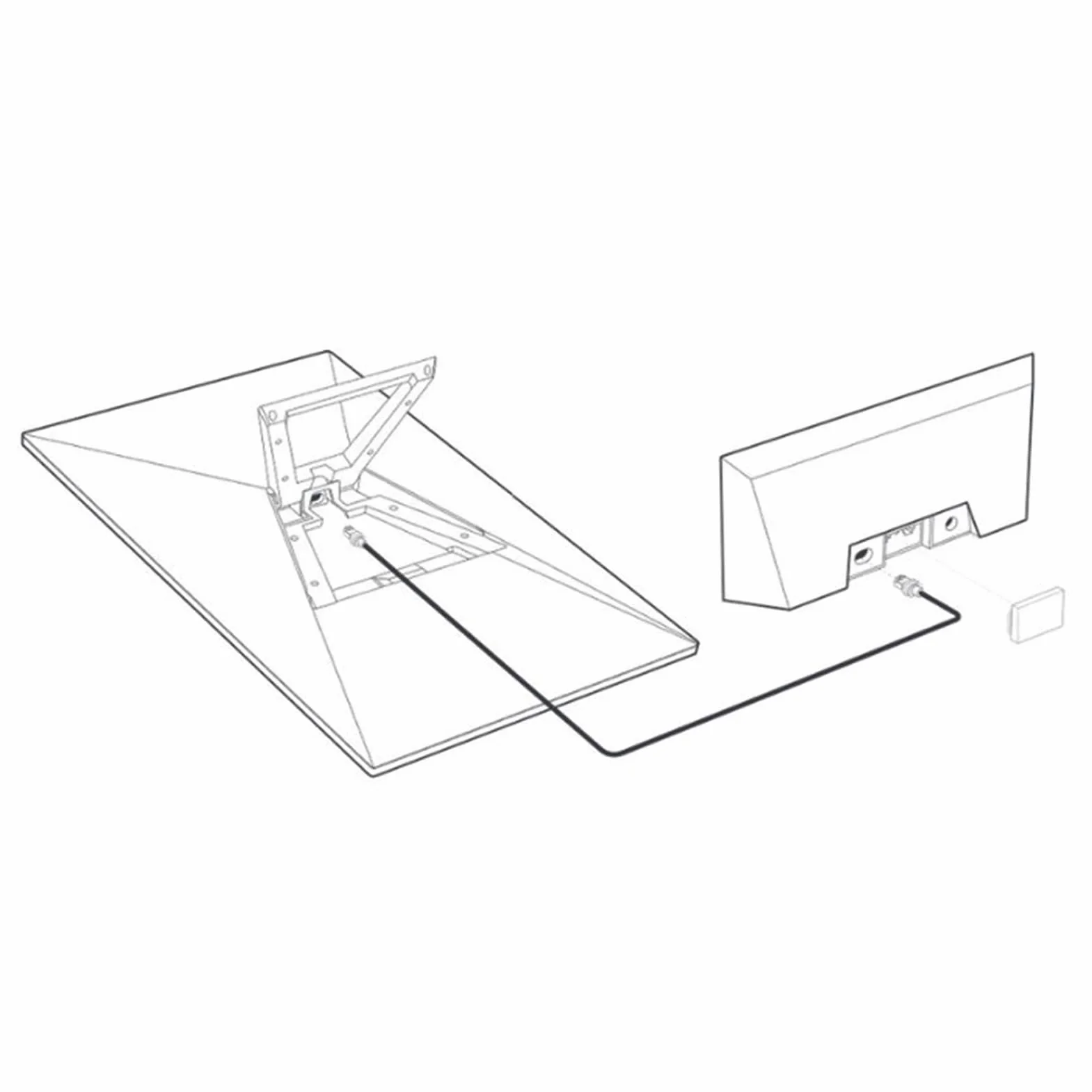 Kabel do Prostokątnego Satelity Gen3 V3, Wodoodporność IP68, Zamienny 1200Mbps (49 stóp/15 m)
