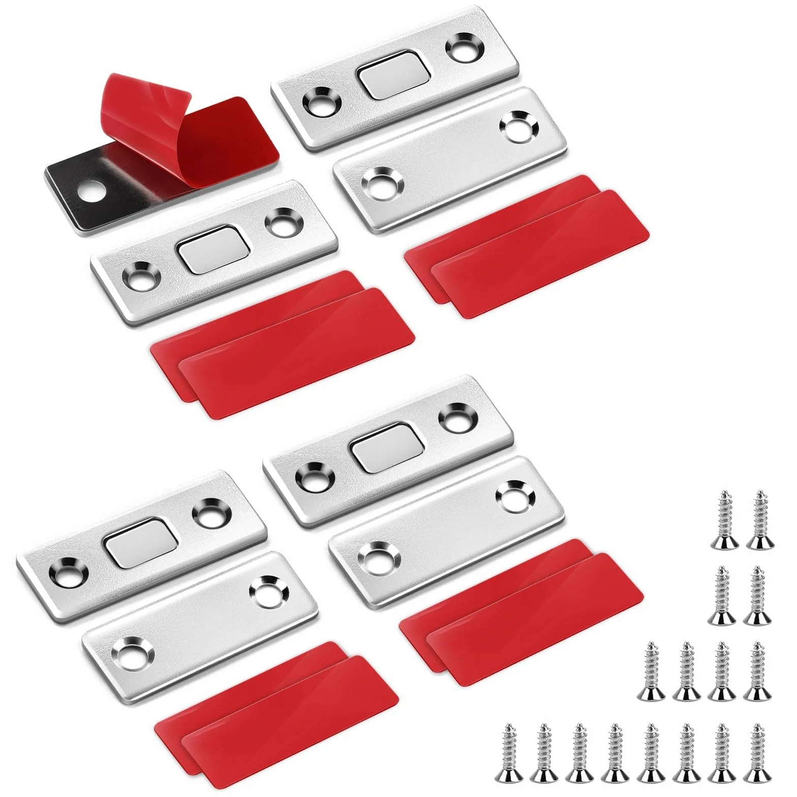 8 sztuk magnetyczny magnes do drzwi szafa magnetyczny mocny ultra cienki magnes magnetyczny do drzwi magnetycznych zamknięcie szafki zatrzask magnetyczny do drzwi przesuwnych szuflad