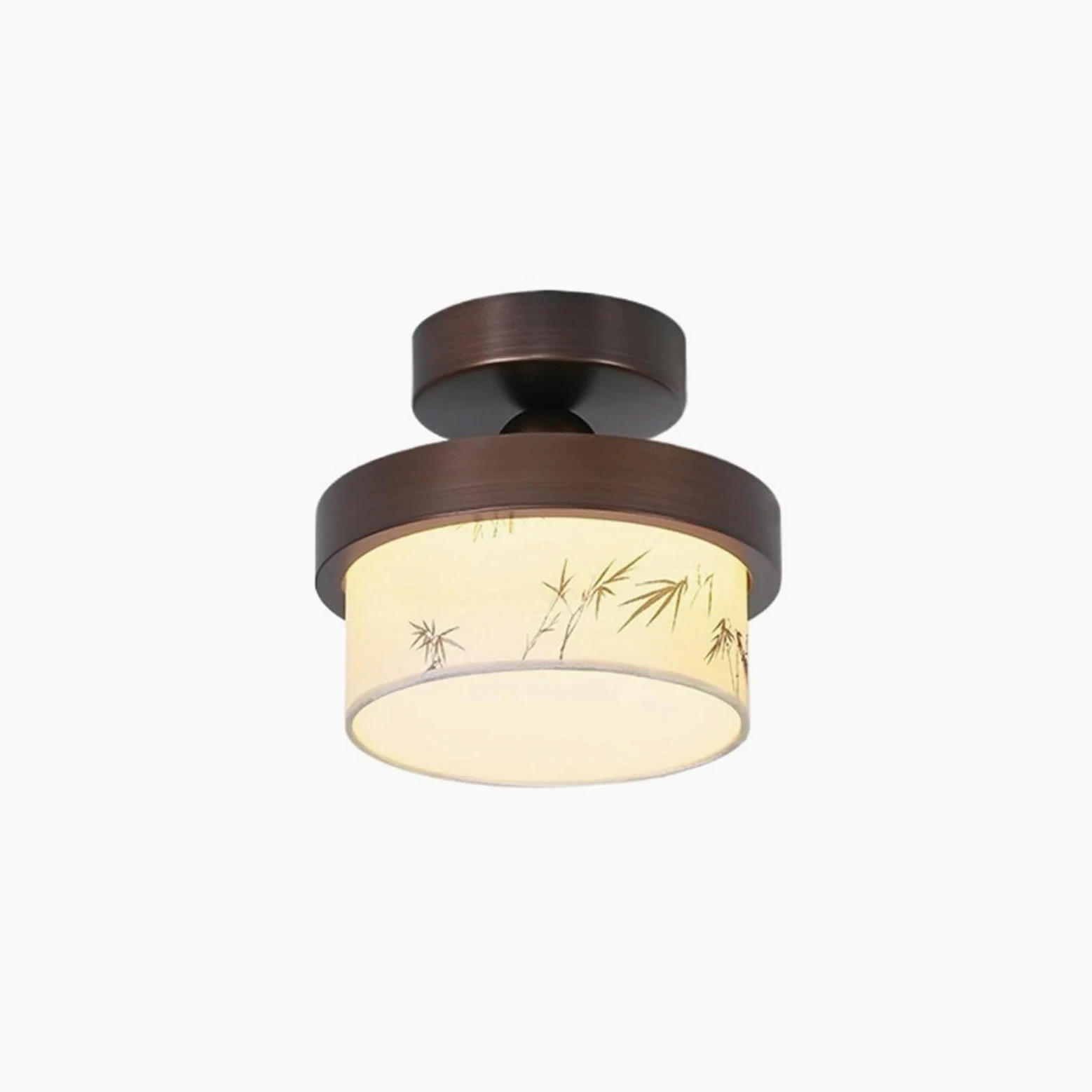 lampa sufitowa Lampa sufitowa do holu wejściowego z nadrukiem materiałowym, lampa dekoracyjna w stylu retro, styl średniowieczny Sypialnia