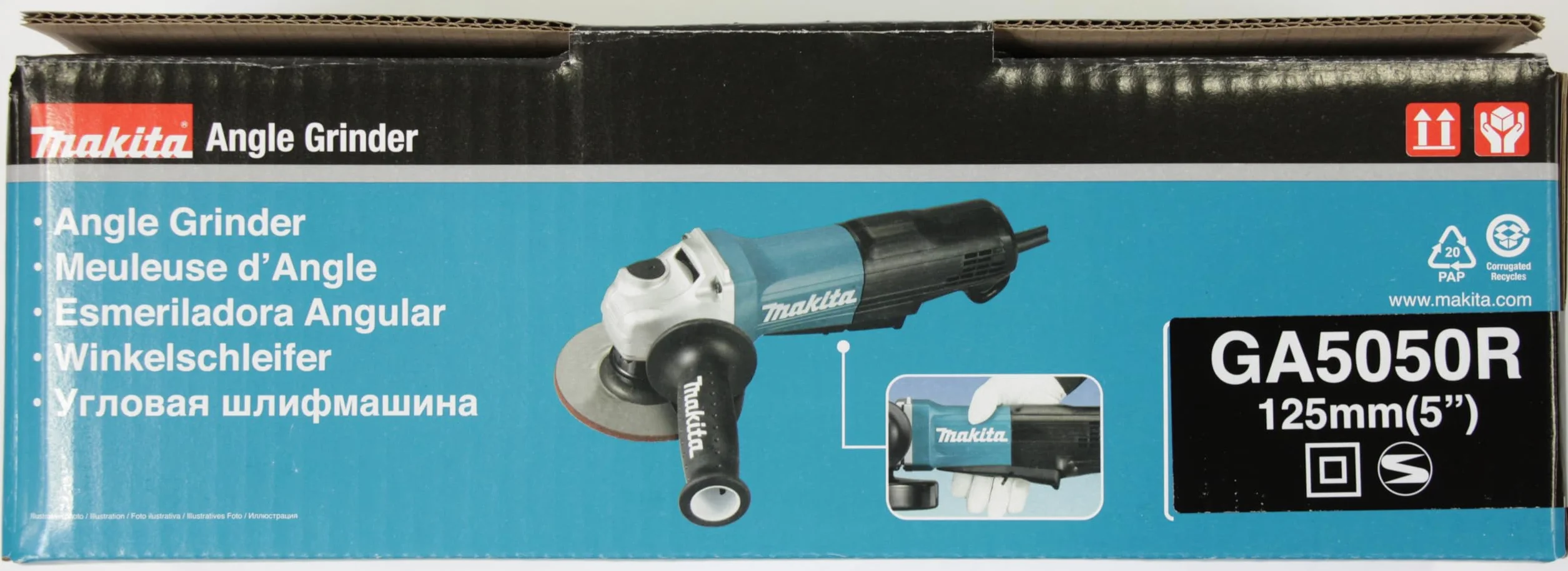 MAKITA GA5050R MINIGŁOWNICA 1300W 125 MM DŹWIGNIA