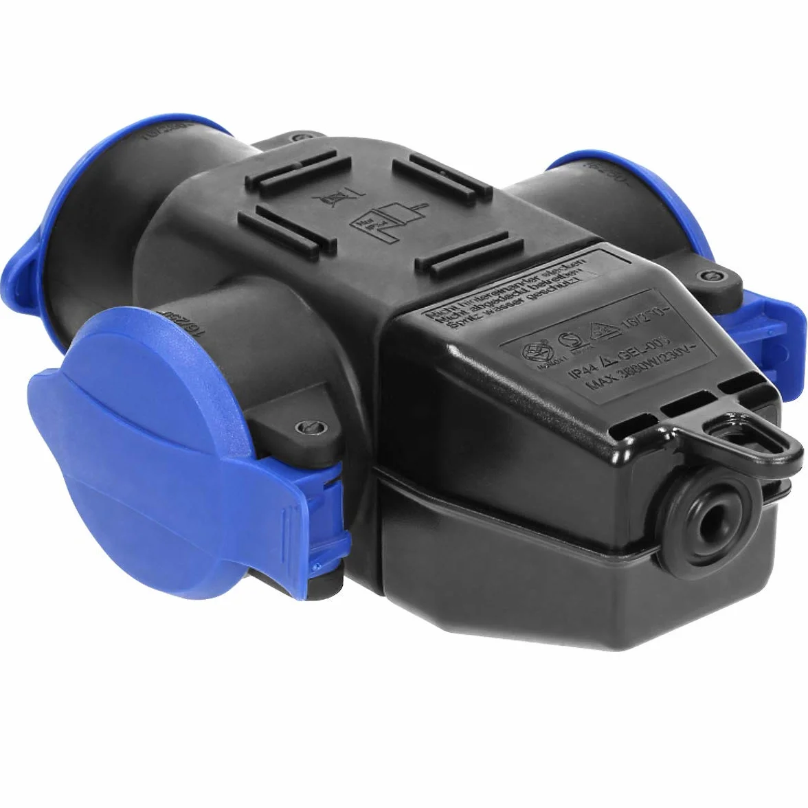 ORNO OR-AE-1346(GS) hermetyczny rozdzielacz z 3 gniazdami IP44