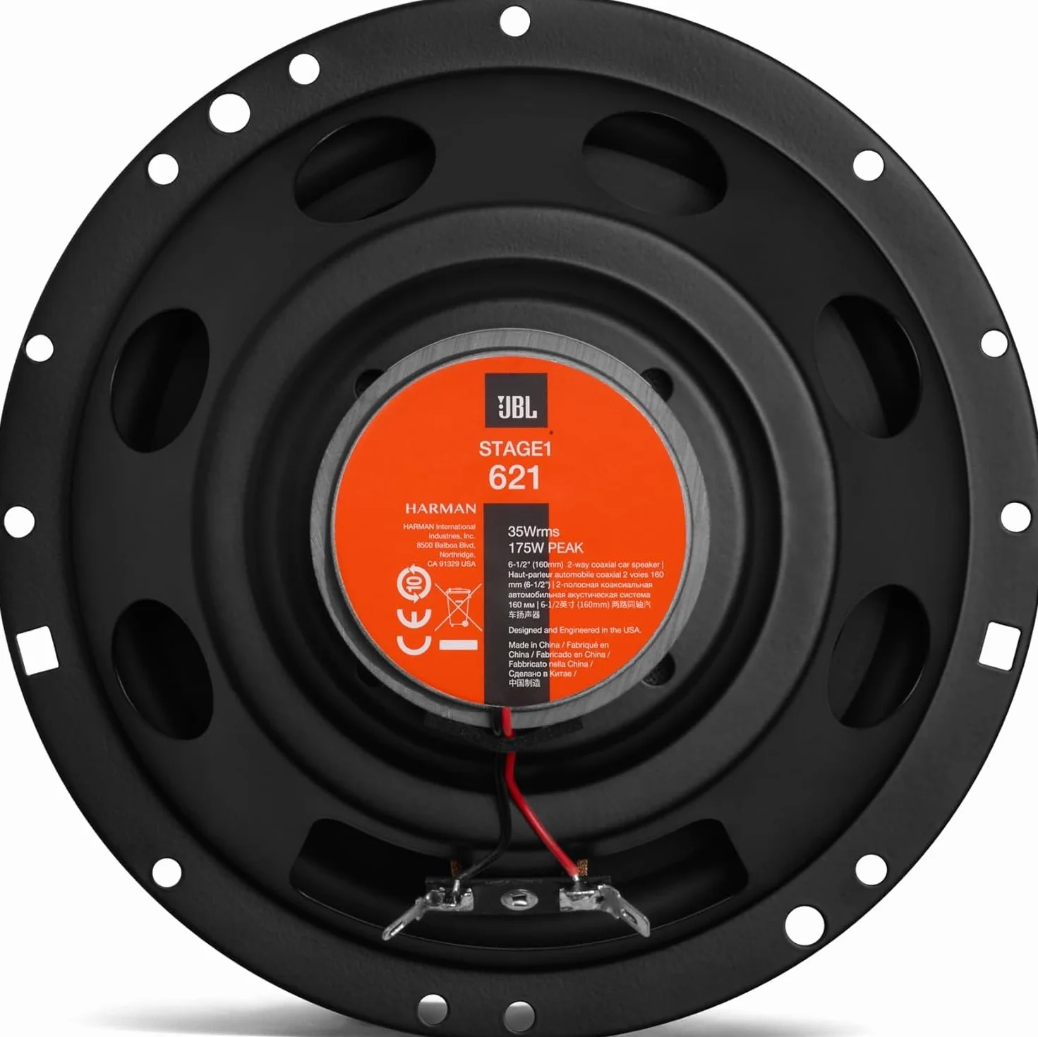 Jbl Stage1 621 Głośniki Samochodowe 16,5 cm Czarny