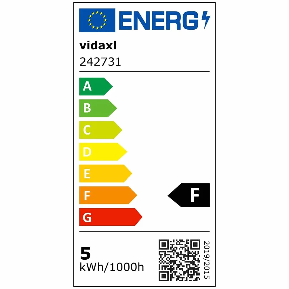vidaXL Lampa podłogowa LED, przyciemniana, 23 W