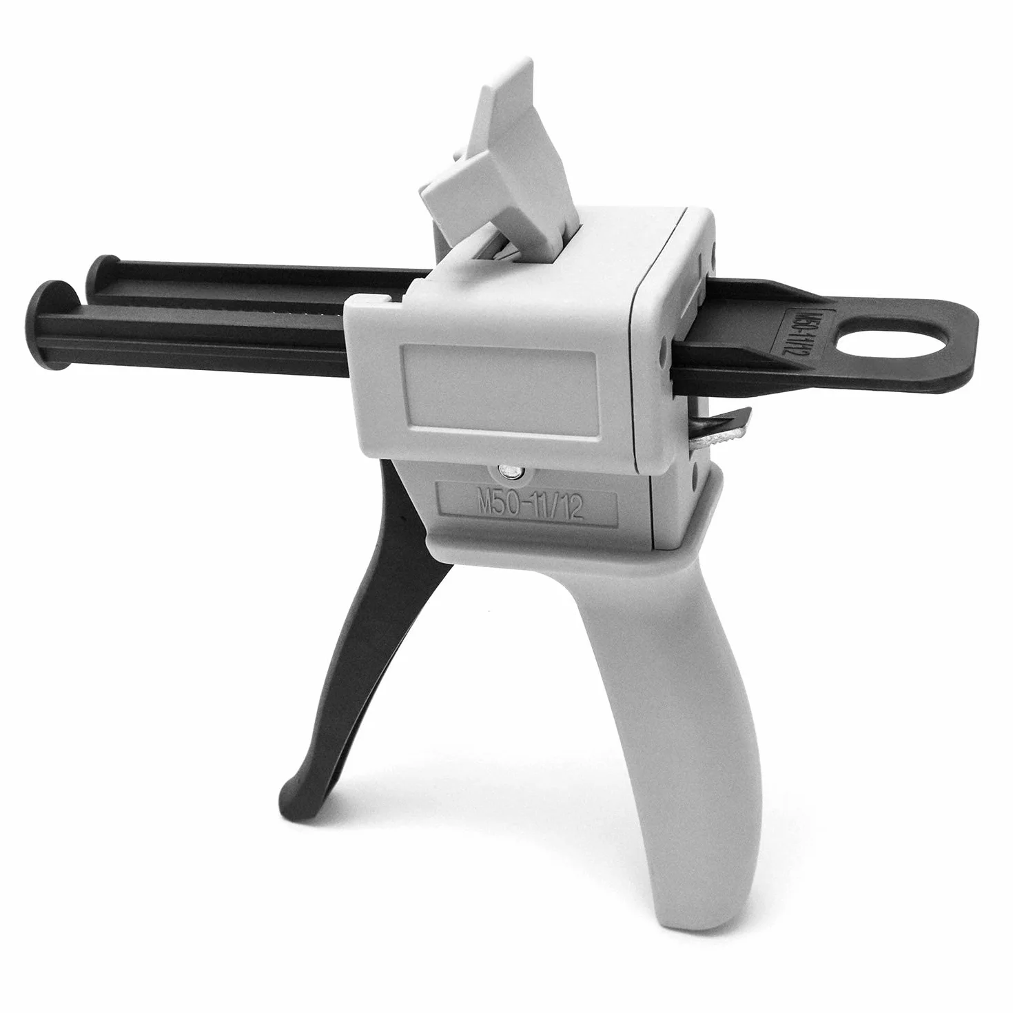 QWORK® 50 ml pistolet do klejenia epoksydowego z rękojeścią klej zmieszany, 1: 1 i 2: 1 pistolet do nabojów z pistoletem do klejenia, aplikator do mieszanki