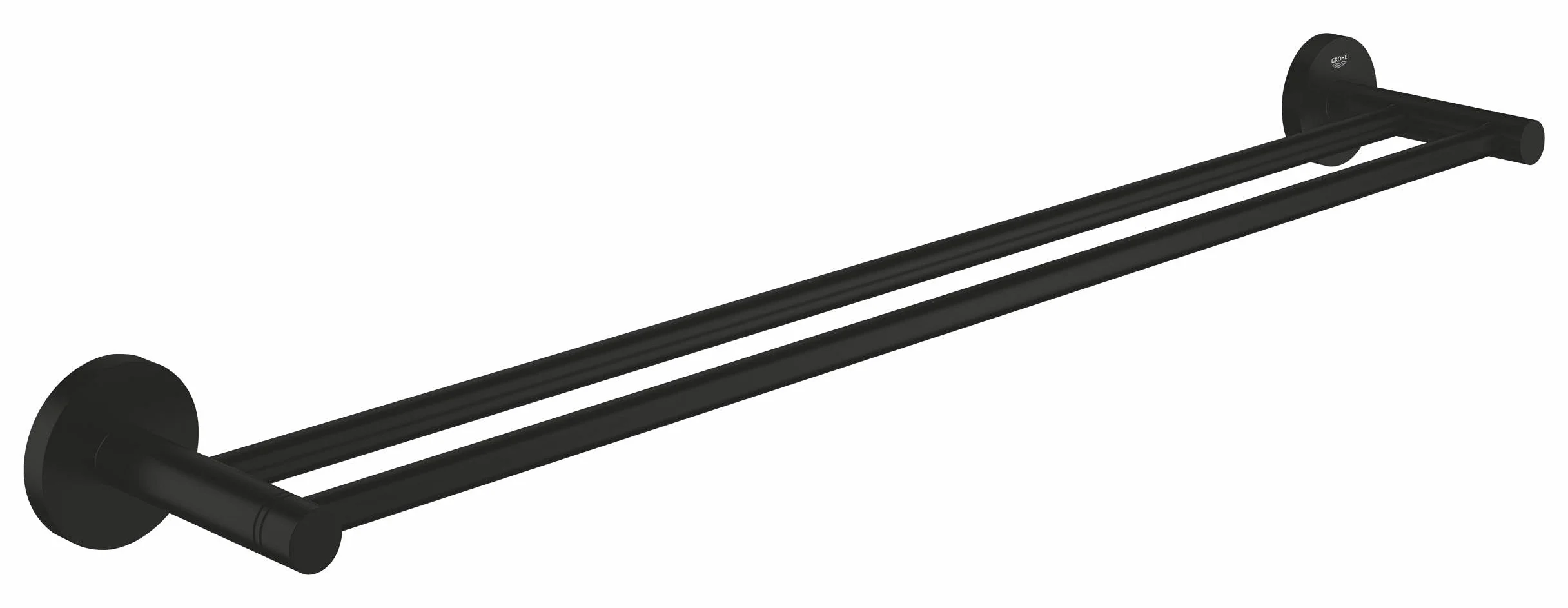 GROHE 412032430 Start Double Towel Bar podwójny uchwyt na ręczniki kąpielowe, matowy czarny