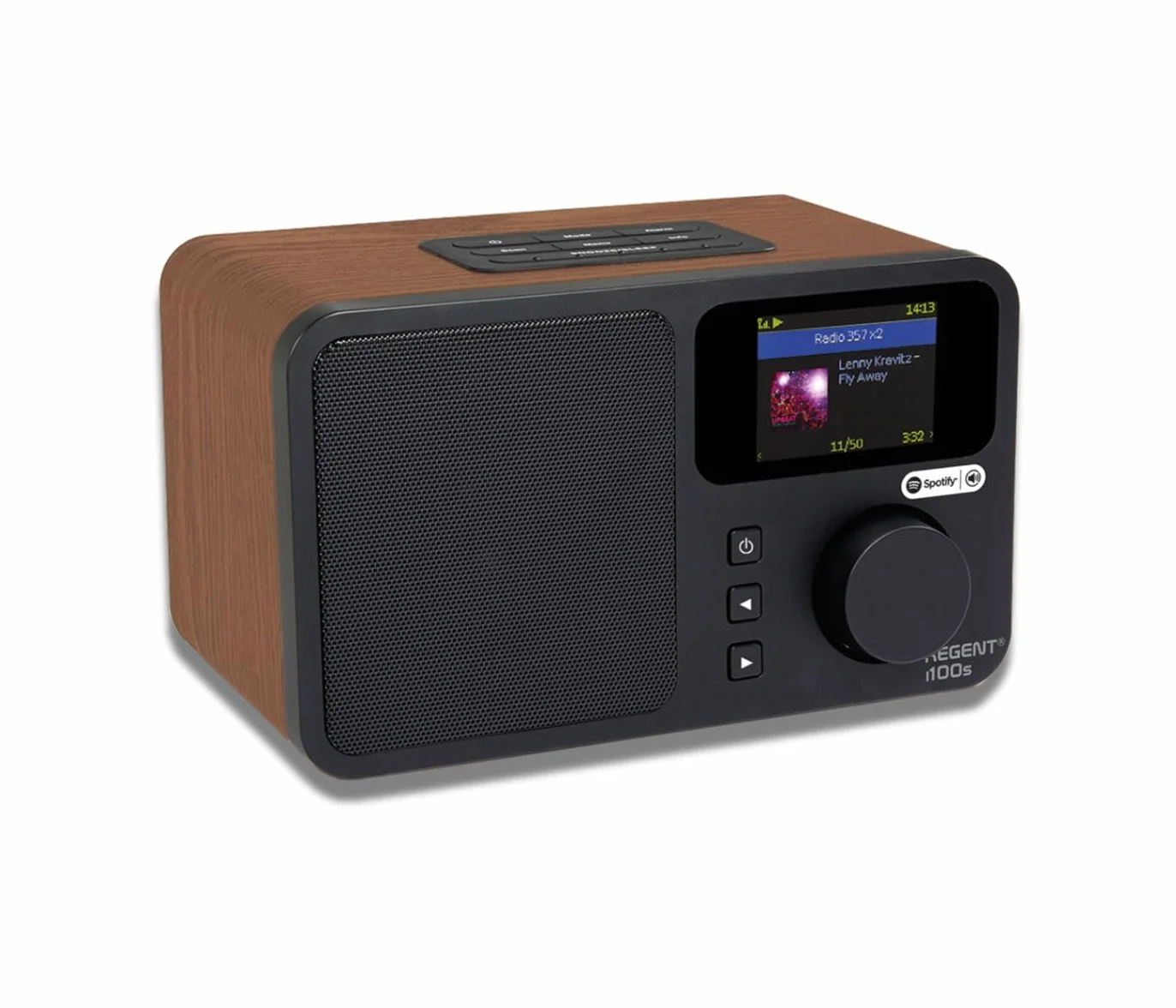 REGENT i100s Spotify Connect Radio internetowe Bluetooth Wi-Fi Radio cyfrowe kuchenne z wyświetlaczem LCD