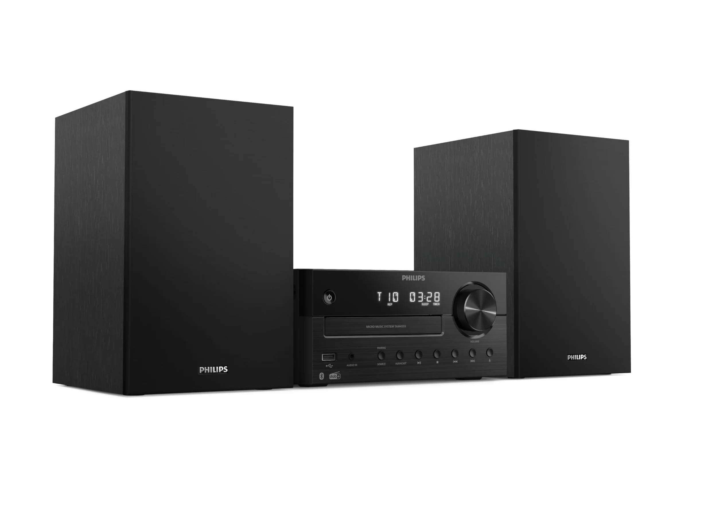 Philips TAM4555M2 Micro Hi-Fi System 100 W Bass Reflex DAB+/FM CD USB Bluetooth 5.4