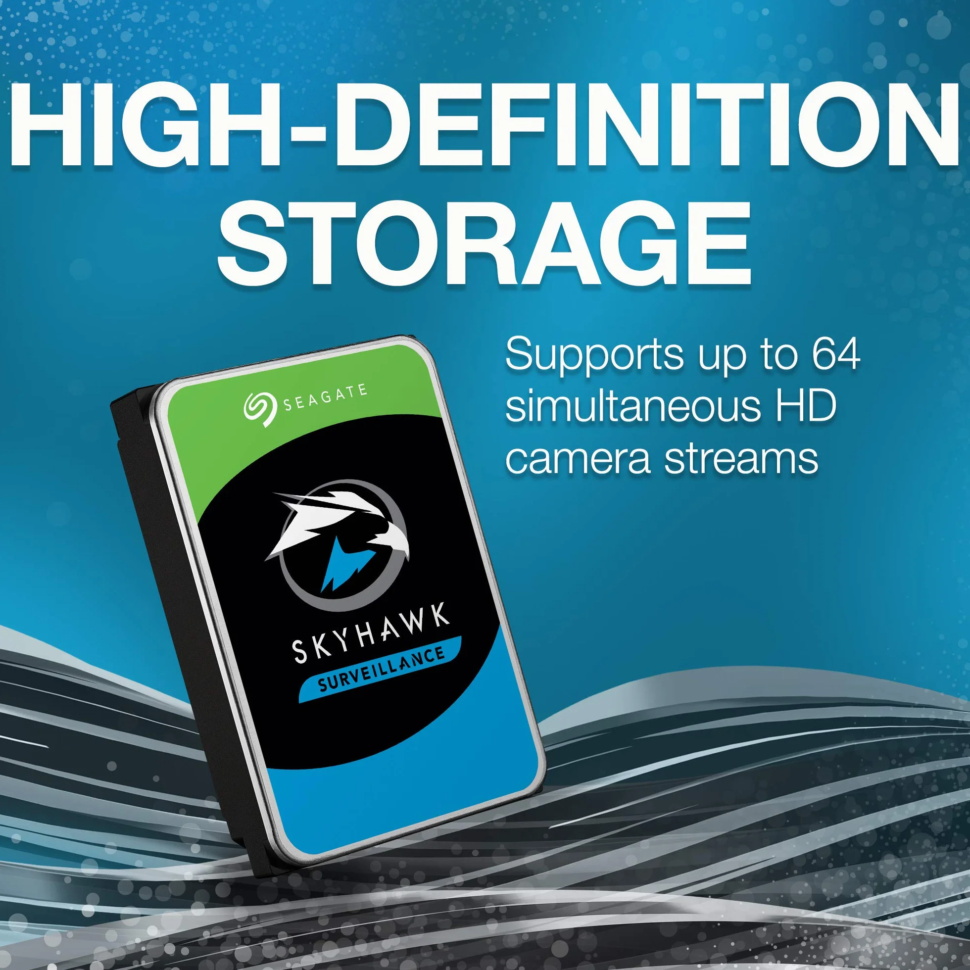 Seagate SkyHawk 4TB 3.5" SATA 6Gb/s 256MB Cache Wewnętrzny dysk twardy do monitoringu