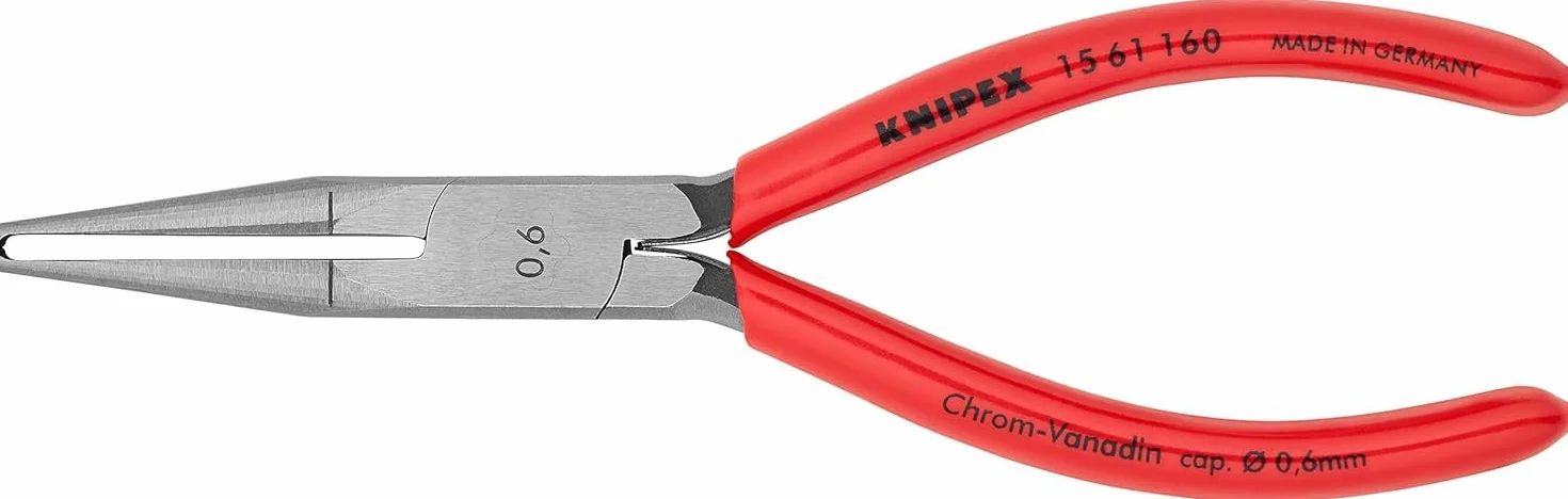 KNIPEX Szczypce do ściągania izolacji z tworzywa sztucznego, powlekane 160 mm, 15 61 160