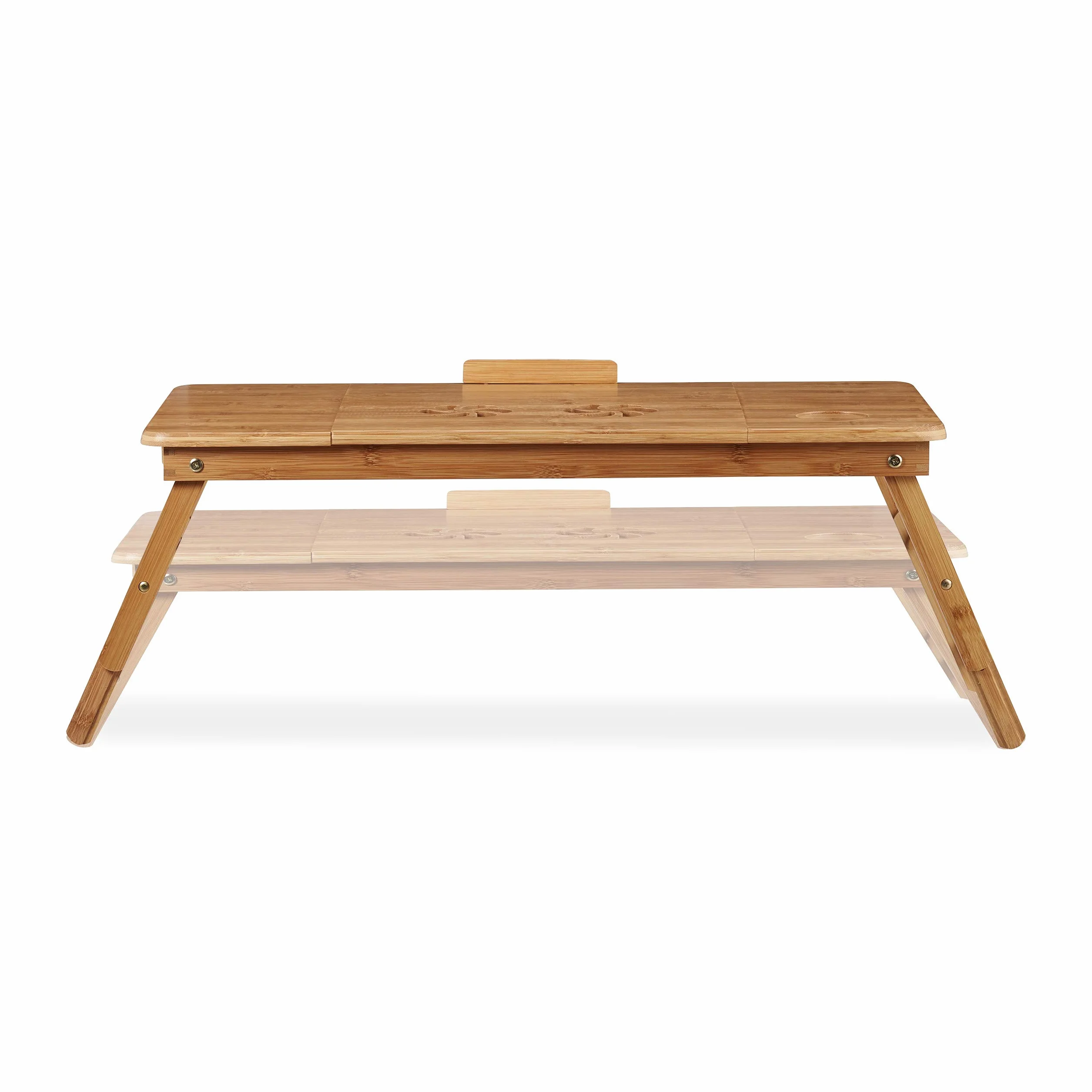 Relaxdays Stolik pod Laptopa Brązowy XL