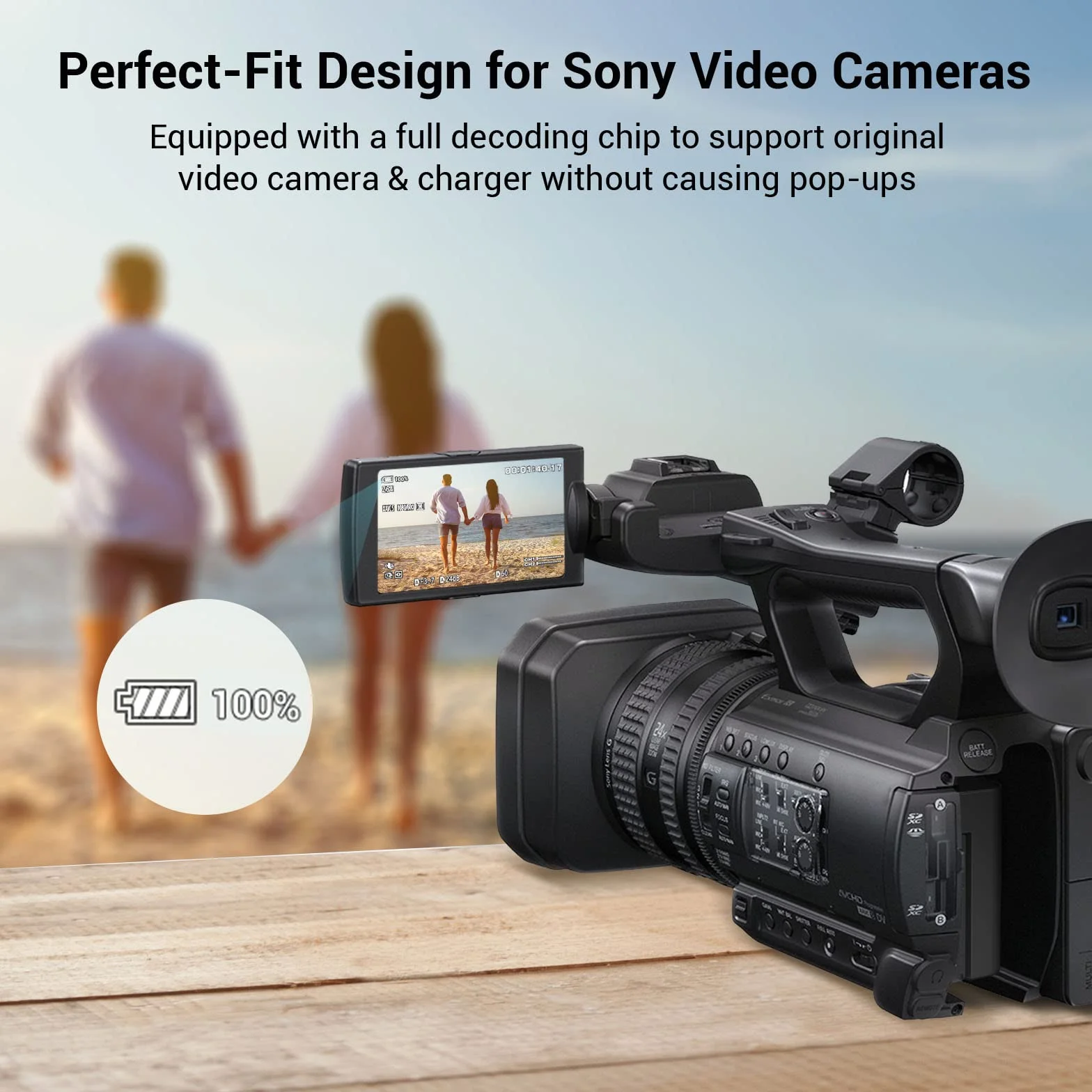 SMALLRIG Wymienne Baterie NP-F970 2 sztuki Szybka ładowarka Podwójna USB dla Sony NP-F970 NP-F960 NP-F950