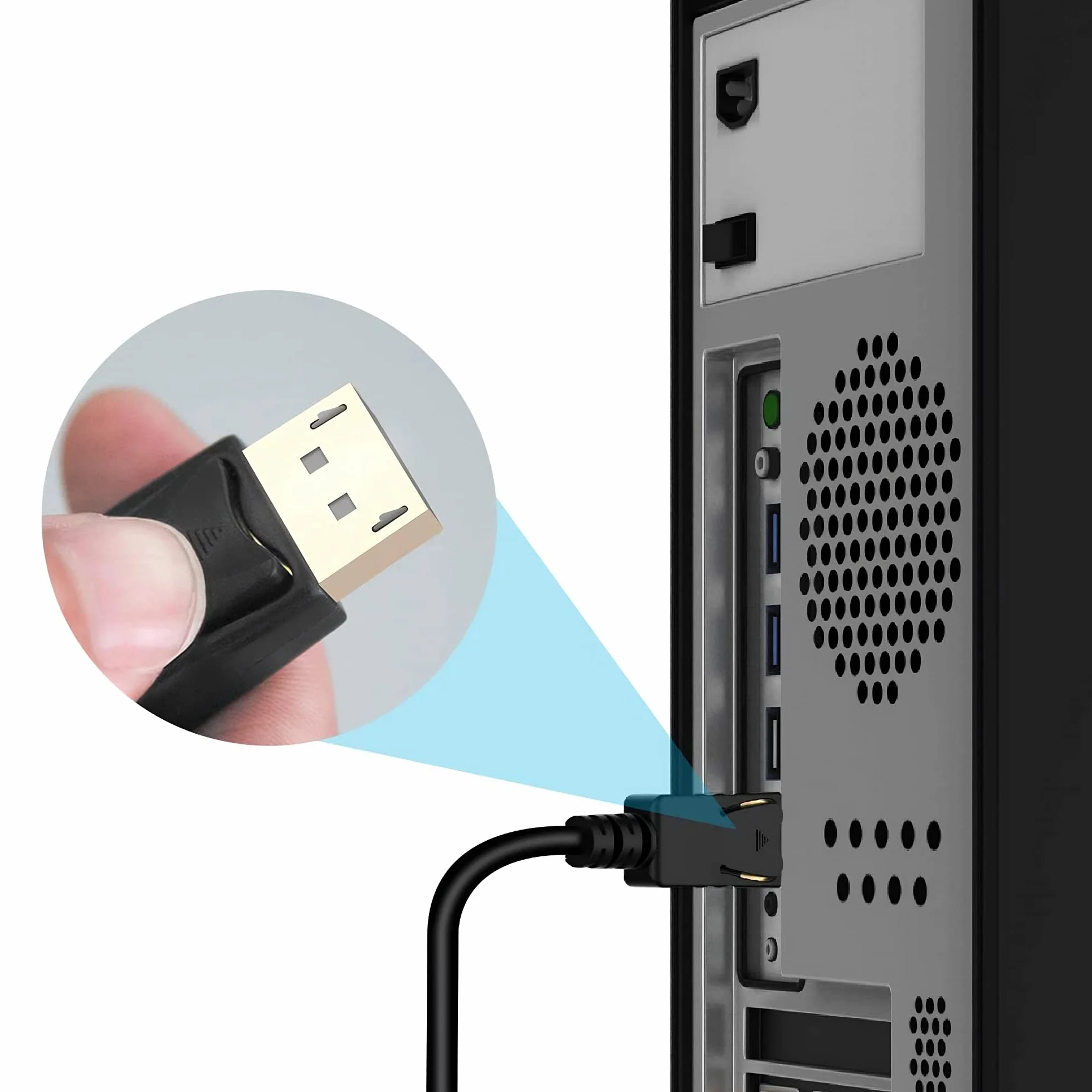 Retoo Adapter DisplayPort na HDMI, 4K Display Port na HDMI, adapter żeński HDMI, kompatybilny z HDTV, monitorem, projektorem, biurkiem, Surface, kablem ekranowym 1,8 m, czarny