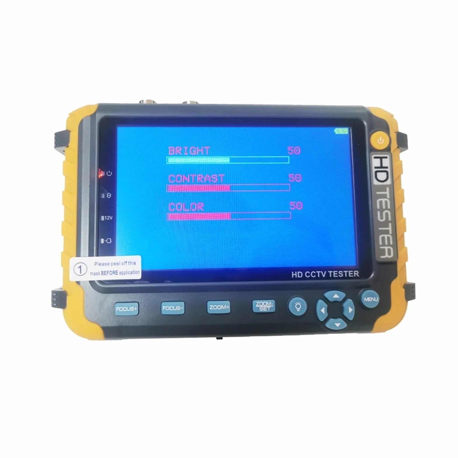 Tester CCTV, 5-calowy 4-w-1 tester CCTV 8mp | Z TVI CVI 8mp AHD tester kamery wideo, monitor AHD tester przenośny VGA PTZ kontroler do testowania kamer CCTV i IP.