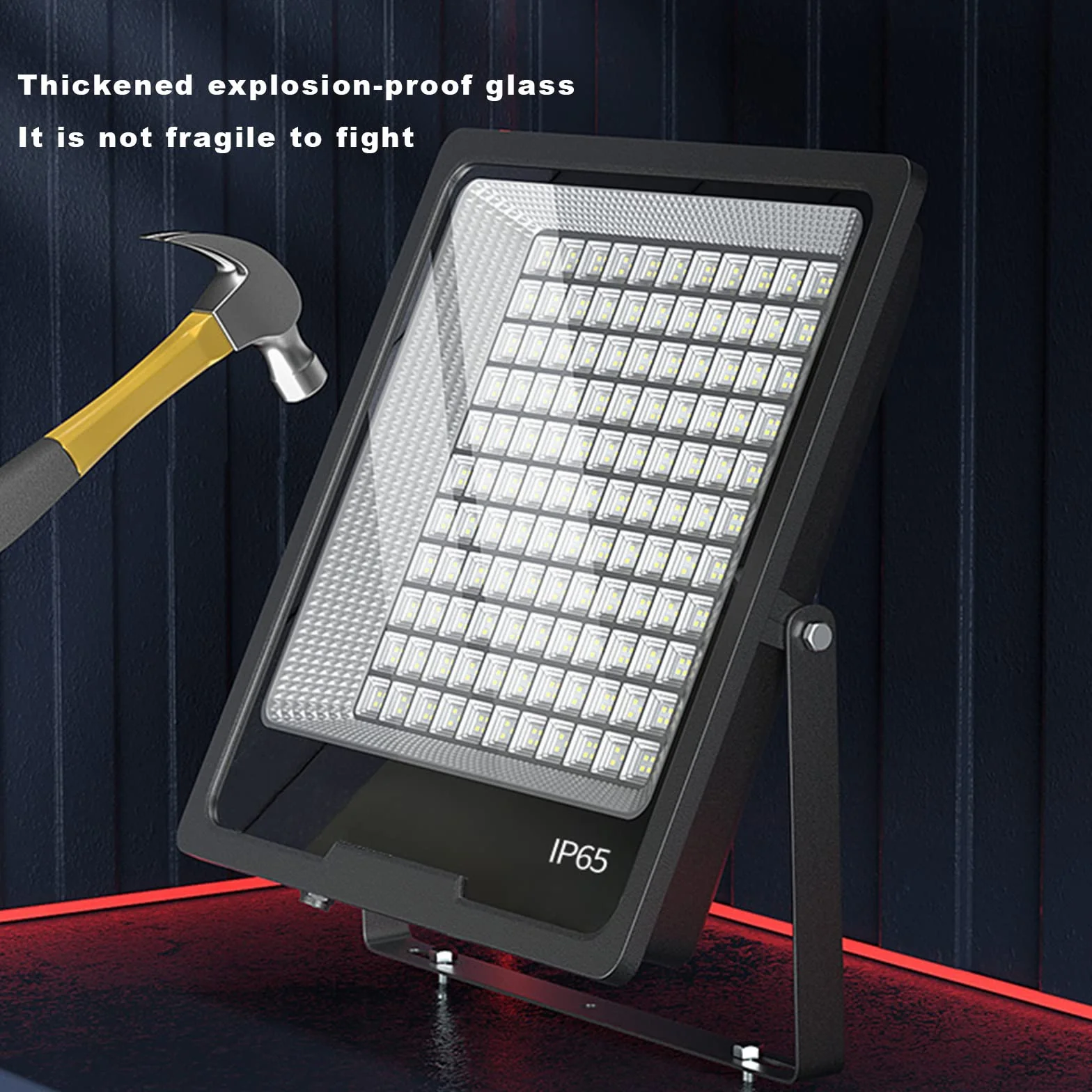 Lampy solarne zewnętrzne, Zewnętrzne oświetlenie zabezpieczające IP66, regulowane głowice oświetlenia punktowego do ogrodu, patio, podjazdu, podwórka i nie tylko(30W)